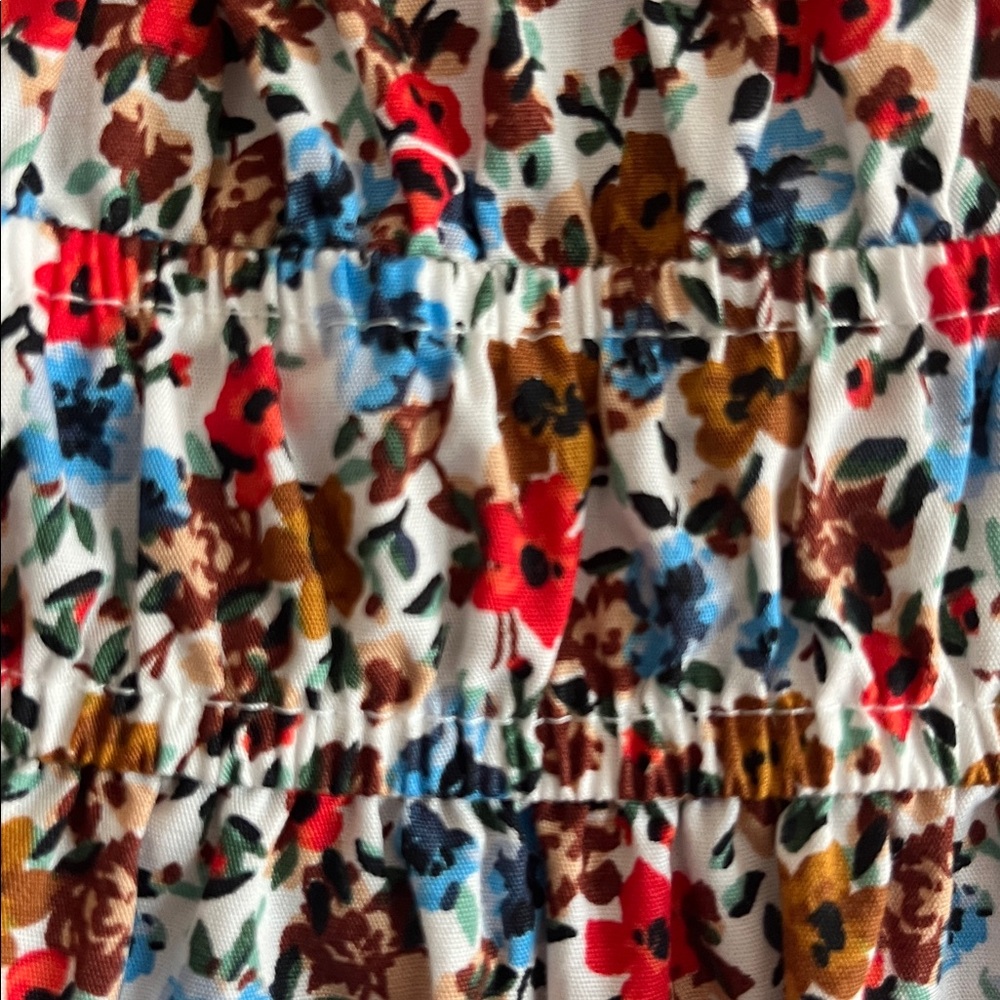 Anthropologie Multicolor Floral Mini Dress - Picture 10 of 10